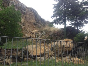 roccia caduta