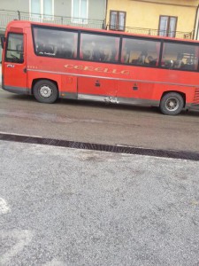 Autobus coinvolto in incidente a Belmonte (Isernia)