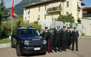 Bolzano - Nuova jeep dei carabinieri a Parcines.