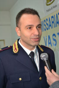 Fabio Capaldo, dirigente Commissariato Polizia Vasto (Chieti)